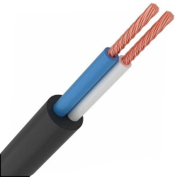 Power cable PVA 2x0.75 black