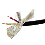 Signal cable<gtran/>  RVVPS 2 x 2 * 0.2 mm2 shielded PVC black<draft/>