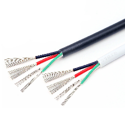 Кабель сигнальний USB data cable 2х(10*0.1)+2x(8*0.1) черный