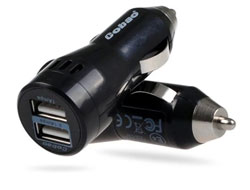 Автомобильный адаптер питания USB в прикуриватель [2.1A+1A]
