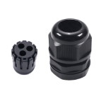 Sealed cable gland MG16A-H3-04B Black