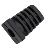 Flexible cable gland XD-21 2mm Black