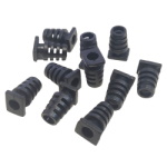Flexible cable gland XD-10 4.6mm Black