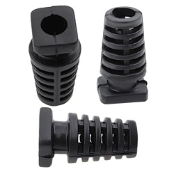 Flexible cable gland XD-12 4.1mm Black