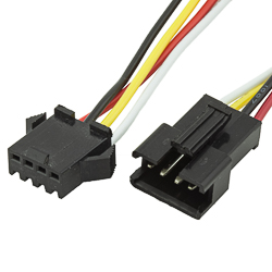 Коннектор SM 4  pin  разъемный с проводами