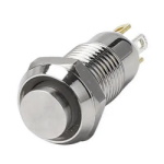 Кнопка антивандальная GQ08H-10EM 12-24V AC/DC White LED