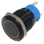 Кнопка Антивандальная FT19Q-F11/E синяя подсветка 12V AC/DC