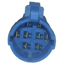 Switch socket, diameter 19mm 8-pin