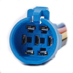 Button socket LAS1-16F-11Ex RGB 7-pin