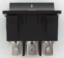 Перемикач клавішний KCD7-302 ON-ON 9pin Black