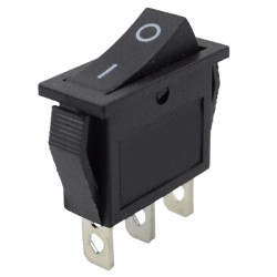 Key switch  KCD3-102 ON-ON 3pin black