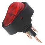 Key switch<gtran/> ASW-20D ON-ON 3pin RED 12V