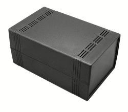 Корпус D150BW Черный с вентиляцией, комплект