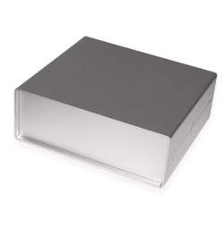 Корпус алюмінієвий 80*215*190MM KH-195-3 (AL-10) Silver