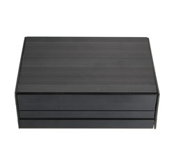Корпус алюмінієвий 100*76*35MM aluminum case BLACK