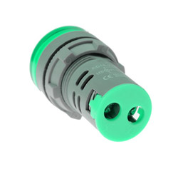 Вольтметр панельный AD16-22DSV-G 500V Зеленый