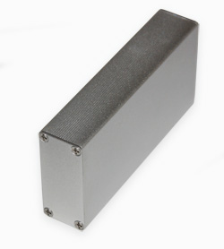 Корпус алюминиевый 110*57*24MM aluminum case SILVER