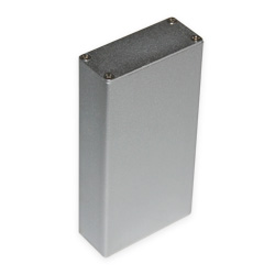 Корпус алюминиевый 110*57*24MM aluminum case SILVER