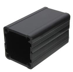 Корпус алюминиевый 75.5*25*25MM aluminum case BLACK