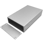 Корпус алюмінієвий<gtran/> 100*64*24MM aluminum case SILVER