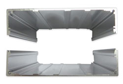 Корпус алюминиевый 250*145*68MM aluminum case SILVER