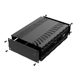 Корпус алюмінієвий<gtran/> 200*145*54MM aluminum case BLACK