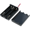 Battery compartment 3 * AAA-S with cover and switch