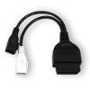 Adapter AUDI 2 x 2pin -> OBD2 [cable 30 cm]