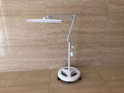 Floor stand on wheels FS3-B for lamps, ring loop BLACK