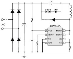 LED driver 9-18x1W U input 220 volts, 240mA, Dark Energy