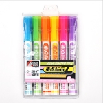 Набор маркеров для выделения текста ( highlighter ) G-0510Т, 6 цветов, 3мм