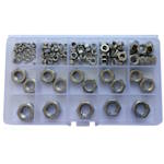 Set of stainless steel nuts M3-M12 125pcs. hexagon stainless steel 304