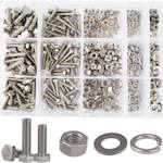 Fastener kit M4-M6 bolt, washer, groover, nut 510 pcs. stainless steel 304