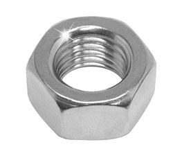 Nut M4 hex, galvanized 100 g in a container