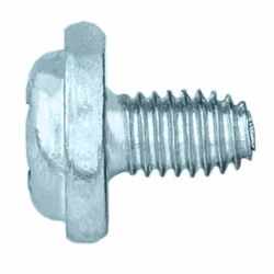 Self-tapping screw  M3x6mm round head nickel plated