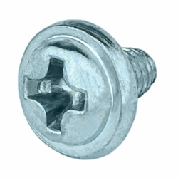 Саморез-гвинт М3х6мм із закругленою голівкою нікельований
