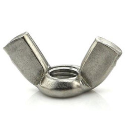 Stainless nut M8 winged stainless steel 304