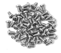 Stainless screw M2.5x4mm half round PH stainless steel 304