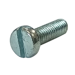 Galvanized screw M3x10mm half round SL