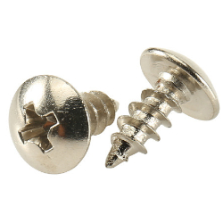 Self-tapping screw 4x10mm half round wide PH