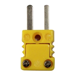 Device plug for thermocouple NZK-11, with wire clamp