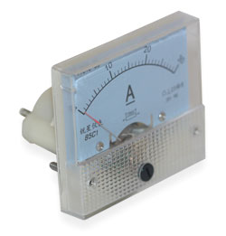 Panel dial ammeter 30A DC 85C1 series