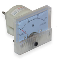 Panel dial ammeter  15A DC 85C1 series