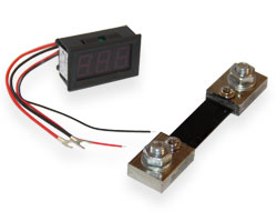 Амперметр панельный LED 100A , с шунтом FL-2/0.5