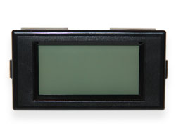  Panel Volt-Ammeter  D69-2042A [BLACK, LCD, 80-300V, 0.1-50A AC]