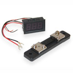 Panel ammeter  LED 50A, with shunt FL-2/0.5