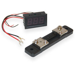 Panel ammeter  LED 50A, with shunt FL-2/0.5