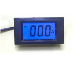 Амперметр панельный D69-240CT (LCD, 100A AC) внешний транс