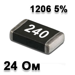 SMD resistor 24R 1206 5%