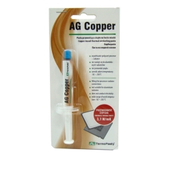 Паста теплопроводящая с медью AG Copper шприц 1.5мл,  3,1 Вт/мК art.AGT-060